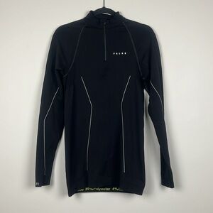 Falke SK CF SH LG 1/2‎ Zip Top / Black / SZ M